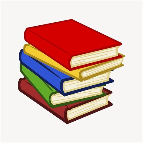 stack of books clip art